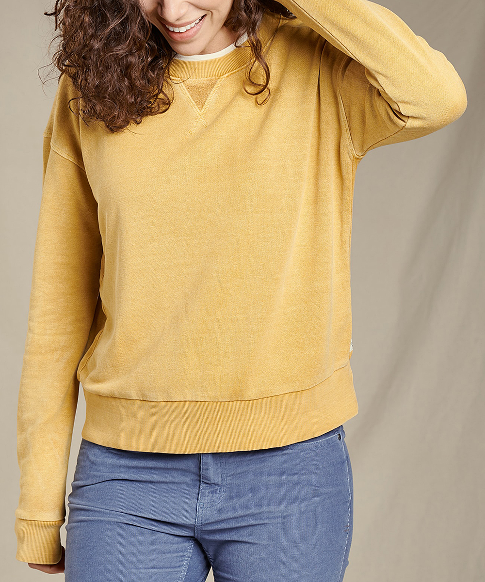 Toad&Co Women's Pullover Sweaters Golden - Golden Hour Epique Sweater - Women