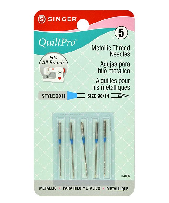 SINGER  Craft Tools  - Metallic Needle - Set of Five