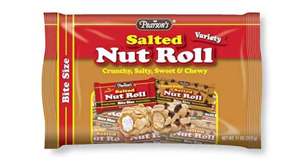 Pearson's Candy Salted Nut Roll Bite Size Variety Pack, 11 Oz., Pack of 3 (Variety a)
