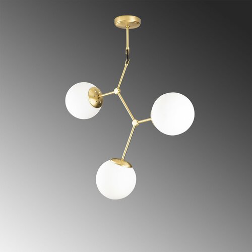 892OPV1637 Damar - 6317 Yellow White Chandelier