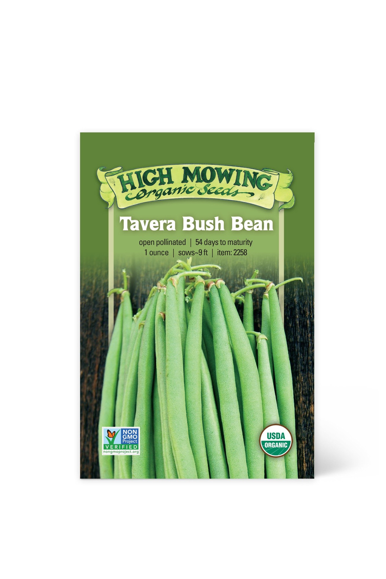 Tavera Bush Bean Organic Seeds