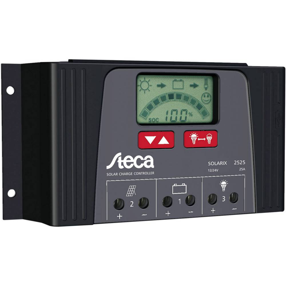 Steca Solarix 4040 Solcelle-opladningsregulator PWM 12 V, 24 V 40 a