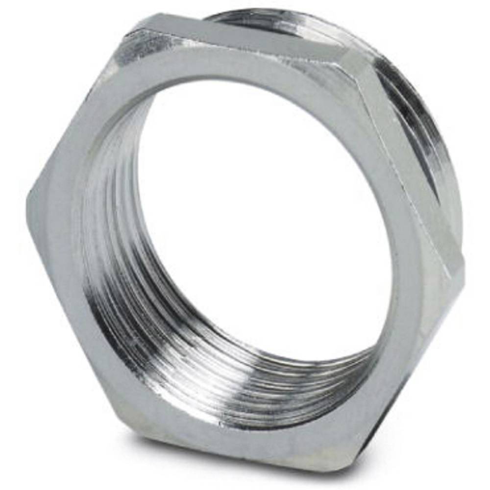 Phoenix Contact Cable Gland Adapter, PG21 Exterior Thread, PG16 Interior Thread, Nickel Plated Brass