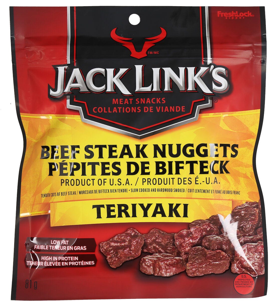 Jack Link's Teriyaki Beef Steak Nuggets 81g 81g