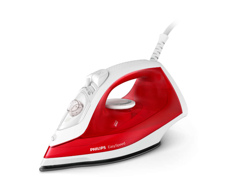 Philips Steam Iron, 2000W, 220 Ml, White and Red (GC1742/40)