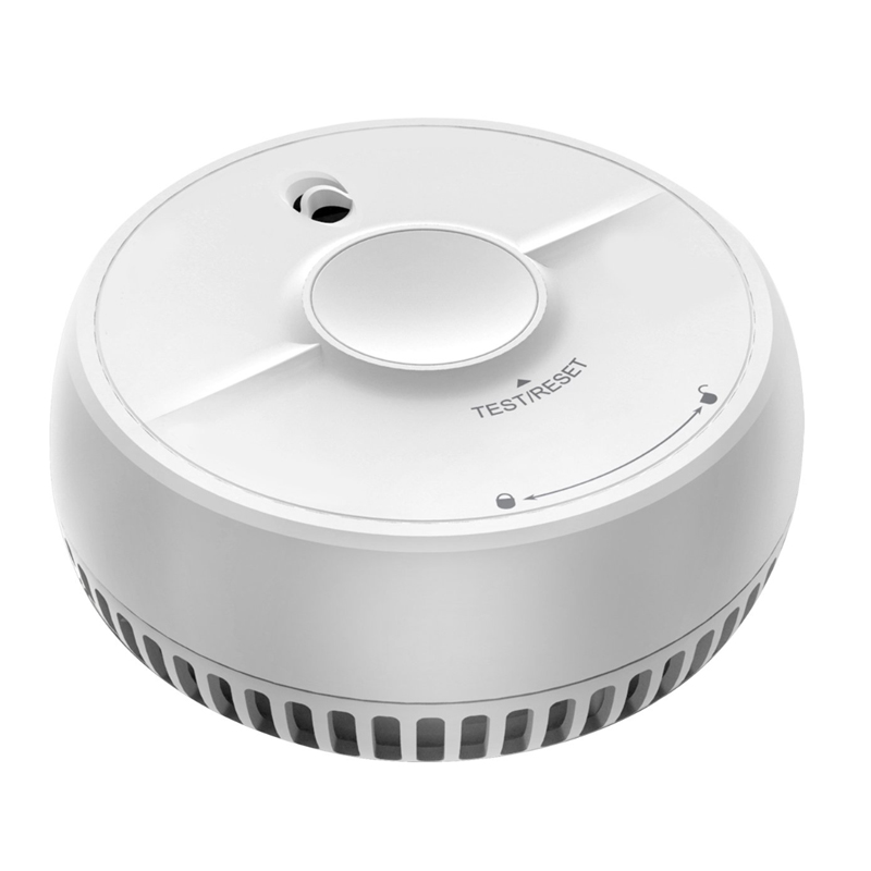 SB5-INT Smoke Alarm - Toast Proof, Optical Smoke Alarms for Home with Replaceable Battery and Test/Silence Button - Early Smoke Detector Fire Alarm -