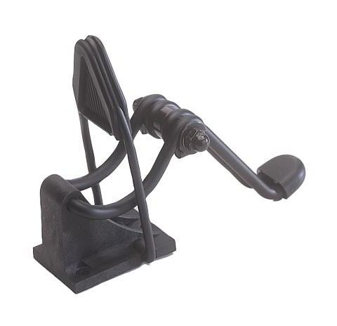 BlocVolet + Contre Plaque Bras Allongé MONIN - Noir - 9200-9201-152140