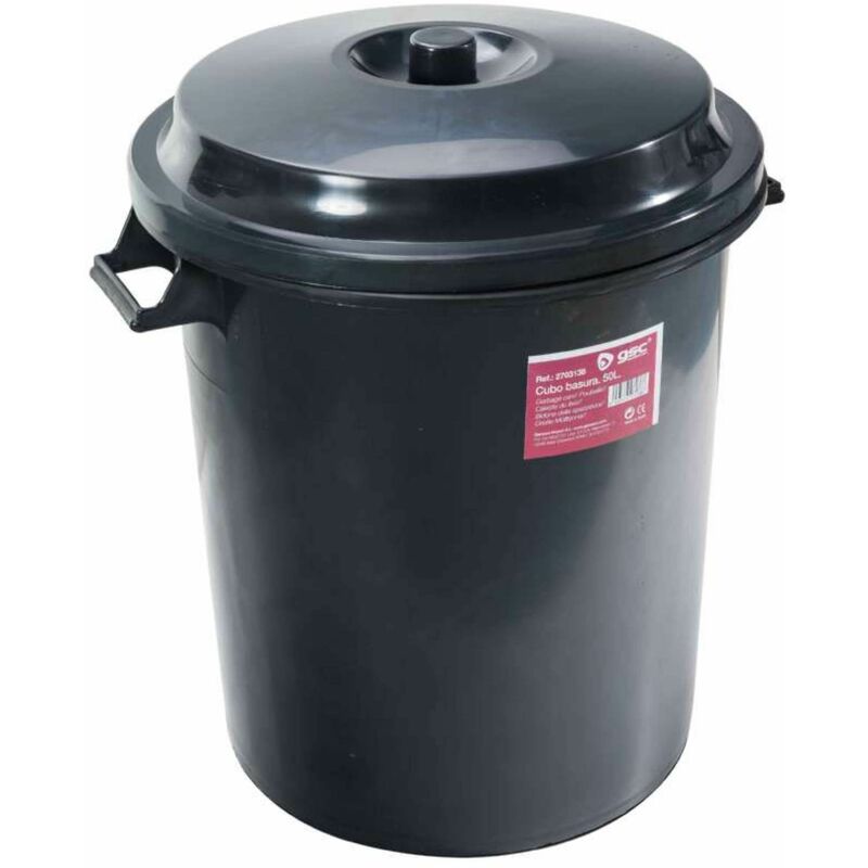 Poubelle De Jardin 50l Avec Couvercle
