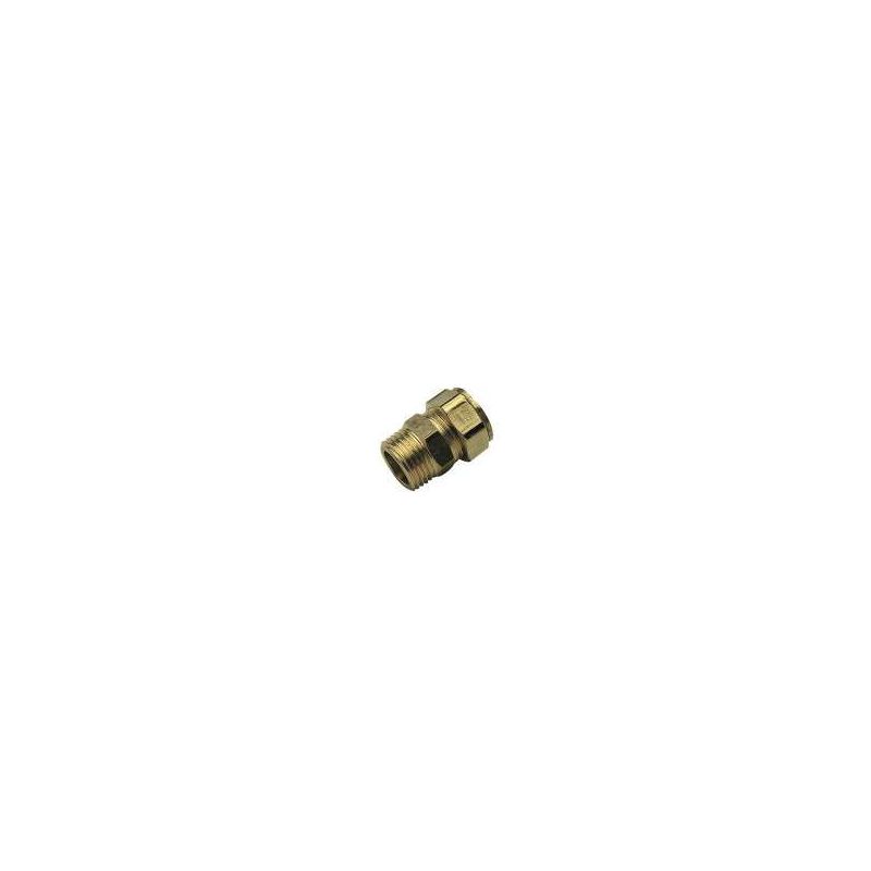 Raccord Droit Male Et Bicone Laiton Pour Tube Cuivre