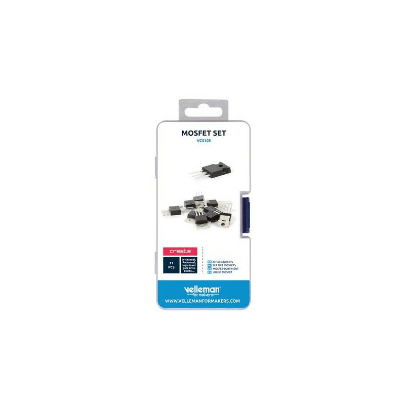 Whadda 12 Piece N-Channel Power MOSFET Kit