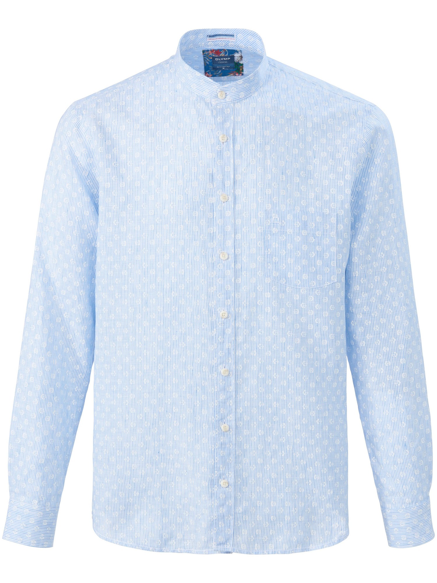 La Chemise 100% Lin  Olymp Bleu Taille 45/46 thumbnail