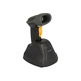 DeLOCK 2.4 GHz Barcode Scanner 1D and 2D with Charging Station - 5 Lan