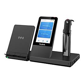 YEALINK WH67 Standard UC DECT Wireless Headset with Touchscreen, Busy Light on Headset. All Devices in One. All Connection in One. All Control in One