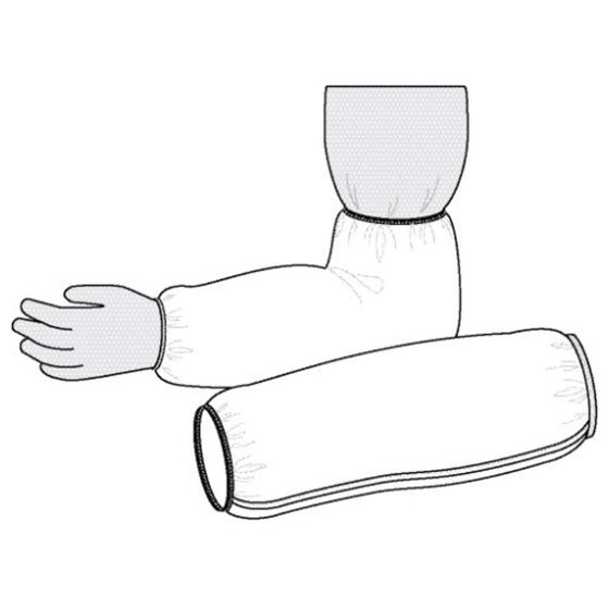Uvex - Einweg-Armstulpen 9862 PE, Weiß, 50 Paar