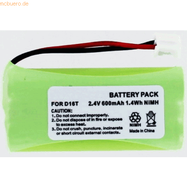 K.a. Akku Für Vtech 6229 NiMH Volt 24 MAh Grün