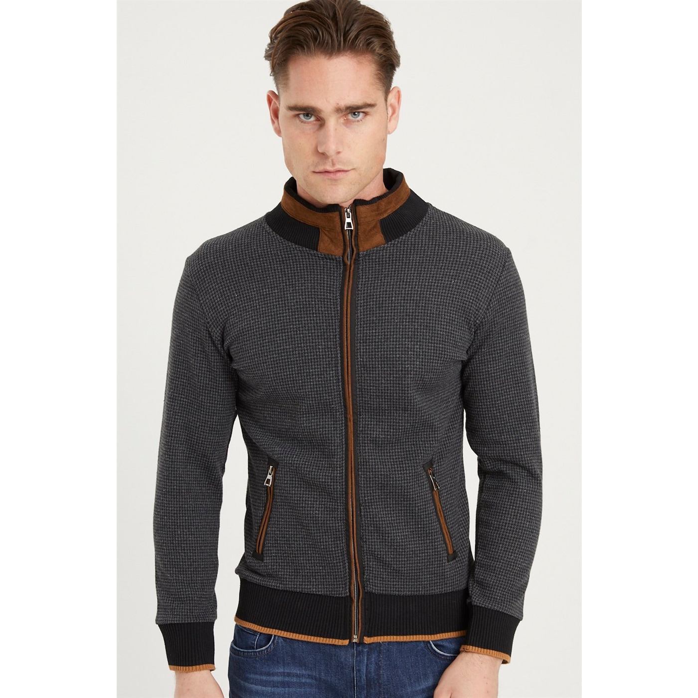 1021 Dewberry Men's Sweatshirt-antrasit