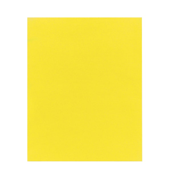 office depot brand 2-pocket school-grade paper folder, letter size, yellow