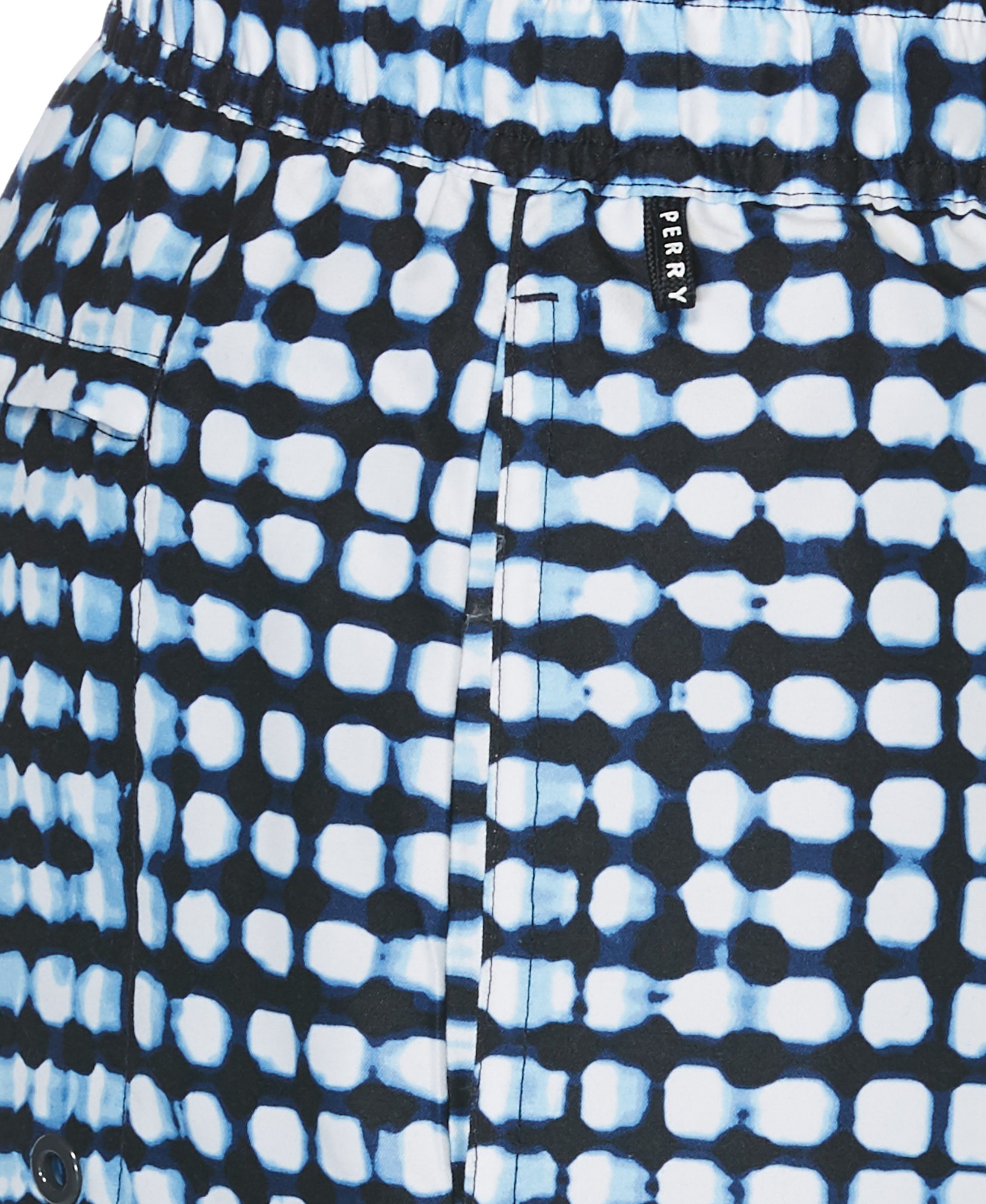 Perry Ellis Men's Blurry Dot Print Swim Short in Crystal Blue, Size Medium, 100% Polyester, Abstract, Volley thumbnail