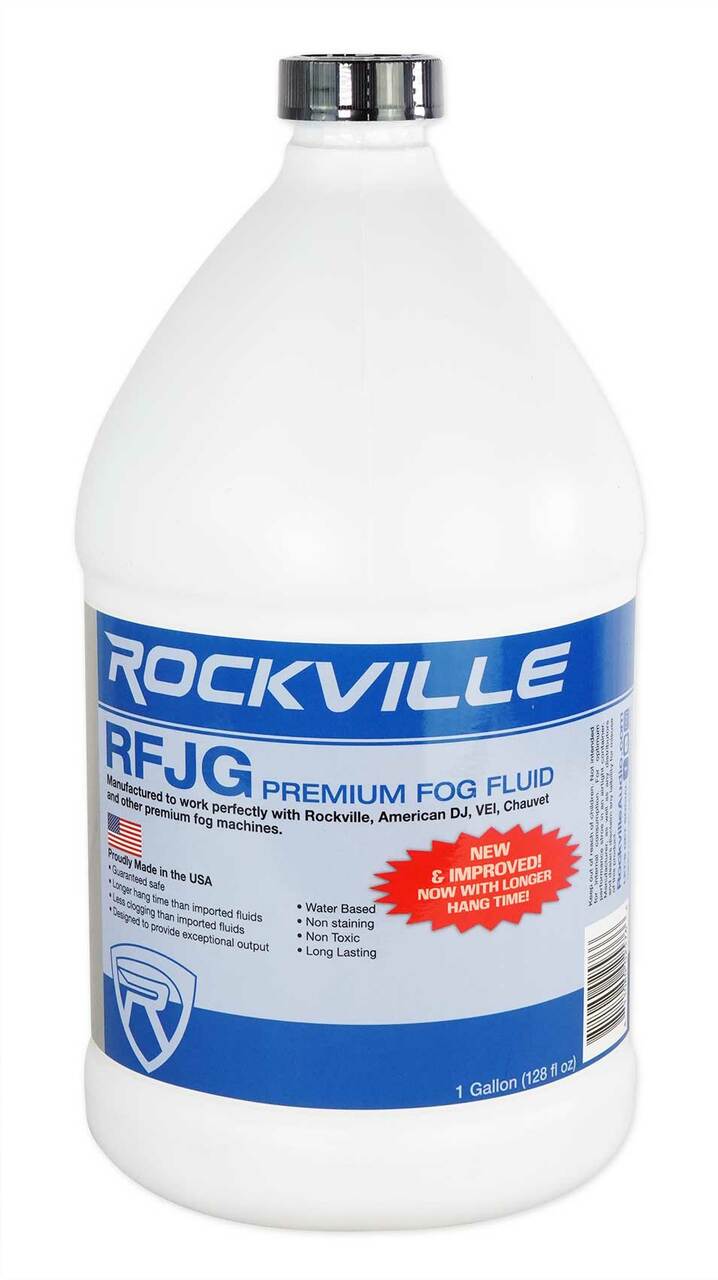 Rockville Gallon Fog Fluid Smoke Juice for Chauvet Hurricane 1800 Flex Fogger