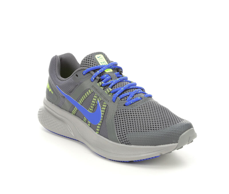 Men's Nike Swift 2 Running Shoes in Grey/Blue/Volt Size 10 Medium thumbnail
