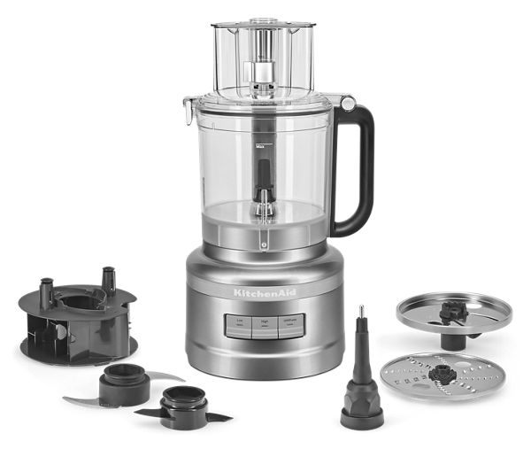 KitchenAid 13-Cup Food Processor  Contour Silver  KFP1318