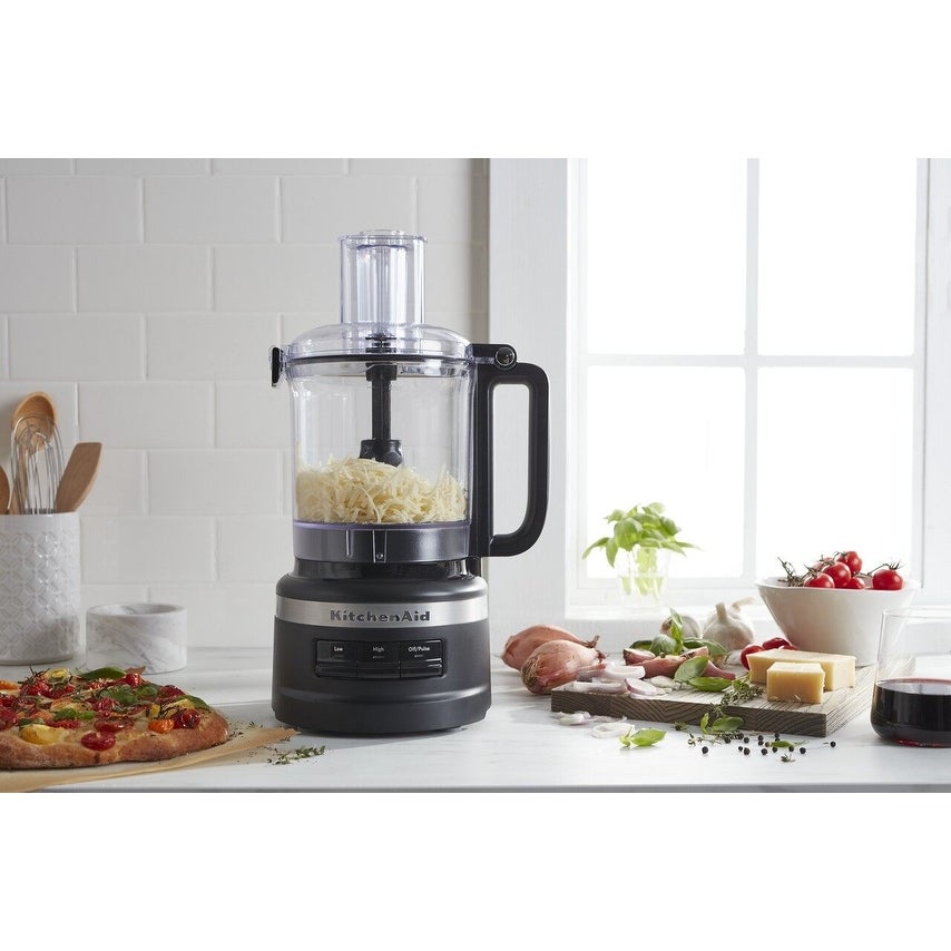 KitchenAid Refurbished 9 Cup Food Processor Plus in Red, RKFP0919GC thumbnail
