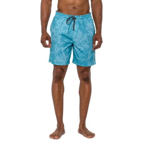 Hurley Men's Print Volley Swim Shorts - Teal - Size S