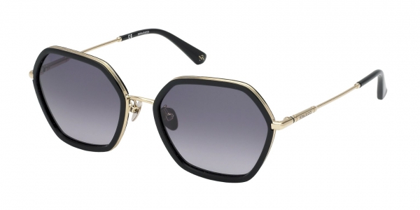 Nina Ricci SNR268 0700 Womenâs Sunglasses Black Size 56