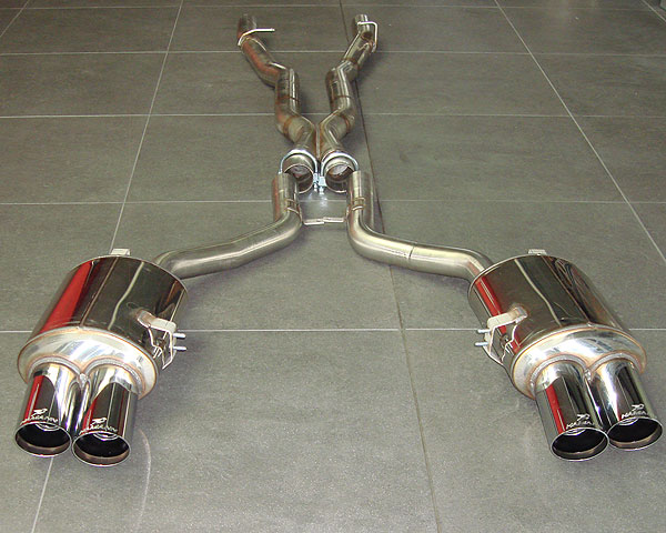 Hamann 50 001 101 Sport Rear Muffler 4 Tailpipes BMW 750I/750Li 09-12