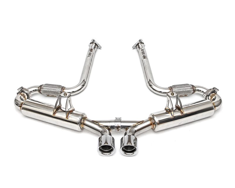 Fabspeed FS.POR.9862.SCUPB Supercup Exhaust System with Deluxe Dual Style Tips 2000-2004|Black Chrome Porsche 986 Boxster 97-04