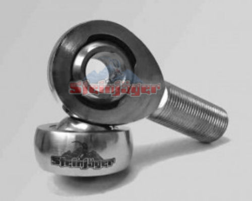 Steinjager J0014614 1 Pack SJ-MXM-8 0.5-20 RH X 0.5 Bore 4130 Chrome Moly Spherical Rod Ends Bearing Bright Chrome Finish