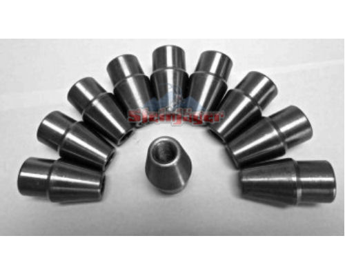 Steinjager J0015250 10 Pack WTF-8R-0.980 0.5-20 RH 4130 Chrome Moly Weldable Thread Bung Fits 1.125 OD X 0.065 with Tubing