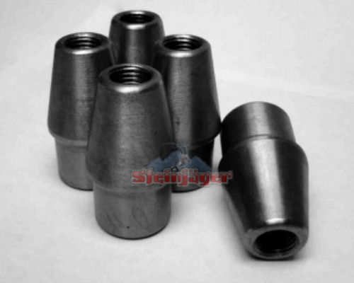 Steinjager J0015258 5 Pack WTF-8R-0.869 0.5-20 RH 4130 Chrome Moly Weldable Thread Bung Fits 1.000 OD X 0.058 with Tubing