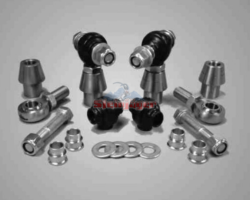 Steinjager J0001247 Rod Ends Set 0.5-20 for 1.000 OD X .095 Ball ID 2HSS-16095-08-08-XX-ZZ 0.5-20 X 0.5