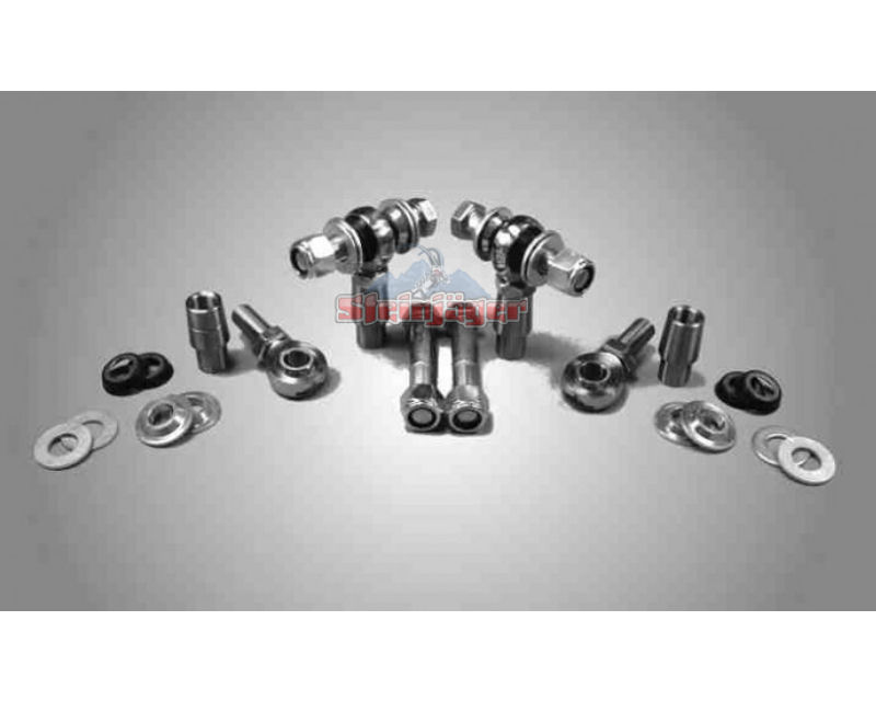 Steinjager J0001250 Rod Ends Set 0.5-20 for 1.000 OD X .095 Ball ID 2HSS-16095-08-08-CC-YY 0.5-20 X 0.5