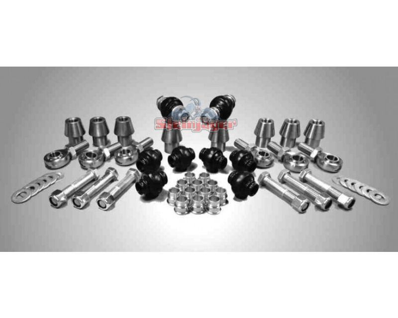 Steinjager J0001259 Rod Ends Set 0.5-20 for 1.000 OD X .095 Ball ID 4HSS-16095-08-08-XX-ZZ 0.5-20 X 0.5