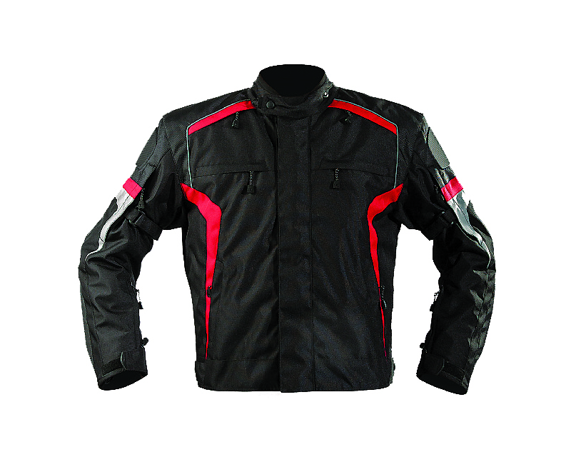 Motonation MNS-TBD-BKRD-7XXL Apparel Bandido Sport Textile Jacket (Black/Red - XXL)