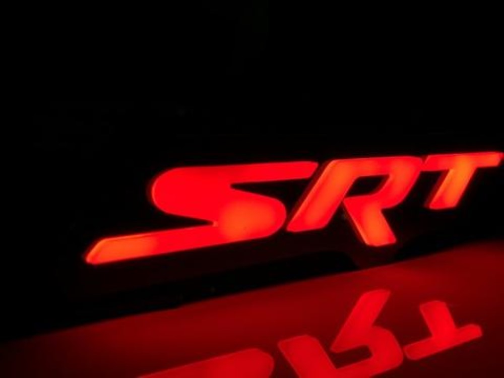 X Lume 300srt-R Chrysler 300 3D Illuminated SRT Emblems for 12-14 Chrysler 300 Red
