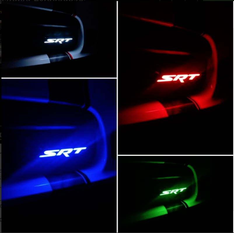 X Lume 300srt-CS-RF Chrysler 300 3D Illuminated SRT Emblems for 12-14 Chrysler 300 RGB Color Shift W/RF