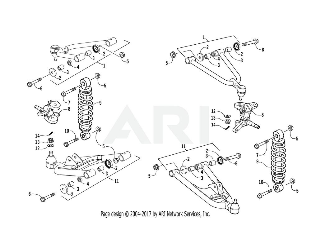 Arctic Cat OEM 3323-178 Nut Hex Fl Clinch Lock M10 1.25 Z&Y