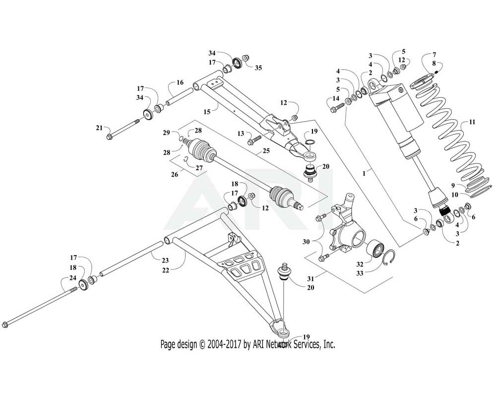Arctic Cat OEM 0403-507 Clip Spiral Retaining 0.5