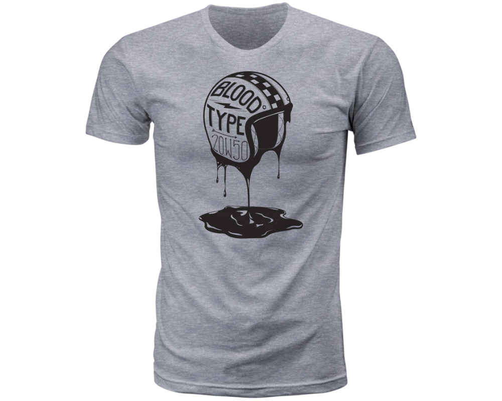 Highway 21 - #6331 489-1926~5 - Blood Type Tee Heather Xl