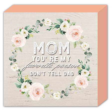 Modern Expressions Mom Wooden Sign - 1.0 Ea