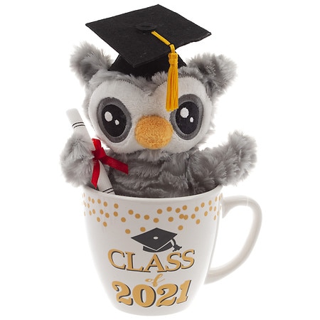 Walgreens Grad Plush in Mug Owl - 1.0 Ea