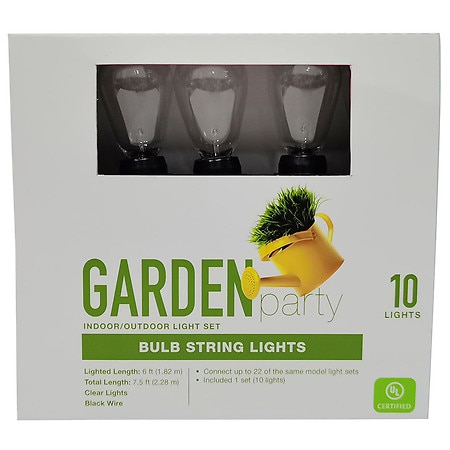 Walgreens Hanging Bulb String Light 10 Ct - 1.0 EA