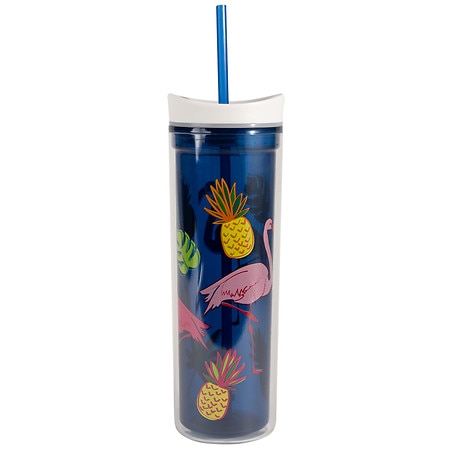 Festive Voice Blue Printed Infinity Tumbler - 1.0 Ea