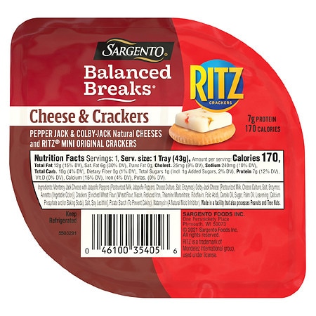 Sargento Balanced Breaks Cheese & Crackers