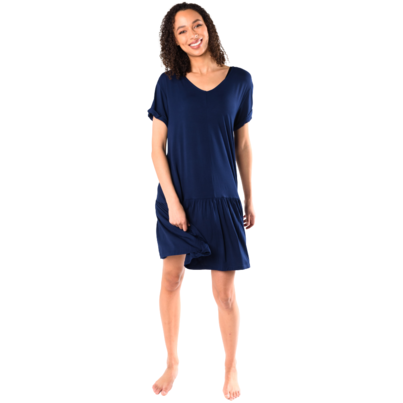 Terrera Kendra Dropped Waist Dress Ink - None