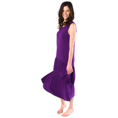 Terrera Allison Maxi Dress Beach Berry - None