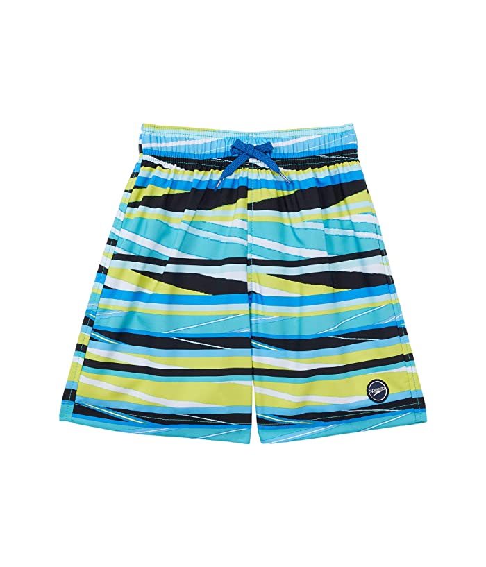 Speedo Boy's Party Pattern Redondo 15” Volley Swim Trunks, Boys', XS, Blue